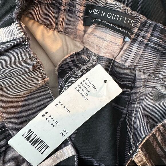 NWT Urban Outfitters UO Plaid Helena Trouser Pants Size S - Picture 12 of 12